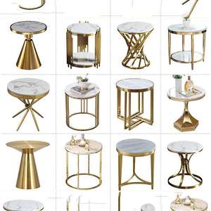 Tavolino di lusso per soggiorno Mini tavolo ad <span class=keywords><strong>angolo</strong></span> piccolo appartamento tavolino comodino - Product Image 6