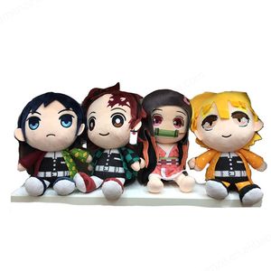 Nouvelles peluches Demon Slayer de haute qualité de 25 cm, Nezuko Kamado, Zenitsu Agatsuma, Inosuke Hashibira, Tomioka, pour cadeau - Product Image 1