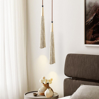 Nordique longue suspension spéciale rugueuse ombre créative Natrual gris ciment petit restaurant à tête unique Led suspension décorative lampe