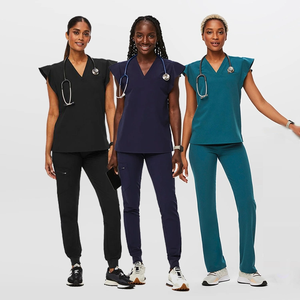 Nuova tuta da farmacia uniforme medica forniture di clinica odontoiatrica infermiere donna Scrub camicia + pantaloni servizio sanitario abbigliamento da lavoro veterinario - Product Image 1