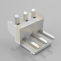 Connecteurs à sertir pour carte PCB, type HC-VH-3A2W-G, en laiton, pas de 3,96 mm, à broches courbées, indice de protection IP20, 30 V CC 1 A