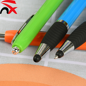Stylo publicitaire double face à impression personnalisée pour bureau et entreprise, idéal pour la vente en gros, avec fonction de dessin tactile et pointe bille neutre - Product Image 4