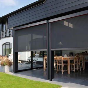 <span class=keywords><strong>Store</strong></span> banne motorisé sur mesure en polyester <span class=keywords><strong>occultant</strong></span> coupe-vent à large <span class=keywords><strong>largeur</strong></span> pour gazebo de jardin et balcon, avec système de fermeture éclair extérieur - Product Image 6