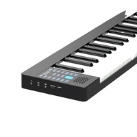 Clavier de piano portable pliable intelligent 88 touches Clavier miniature numérique Piano pliable