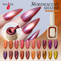 Missgel Vernis Gel Magnétique Effet Œil de Chat 36 Couleurs Sans HEMA Sans TPO Soak Off