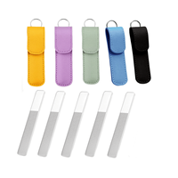 Lime à ongles en verre nano transparente de haute qualité lavable et réutilisable personnalisée avec logo Lime à pied Callus Remover Pro
