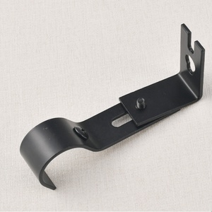 Support de tringle romaine universel réglable Crochet de quincaillerie de <span class=keywords><strong>rideau</strong></span> en fer pour tringles à rideaux Support en métal - Product Image 5