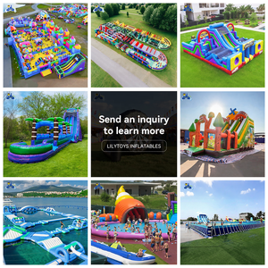 <span class=keywords><strong>Castillo</strong></span> Inflable para Niños Lily Toys, Parque de Juegos Inflable, Trampolín Inflable Grande, Parque de Atracciones, Casa de Brinco - Product Image 5