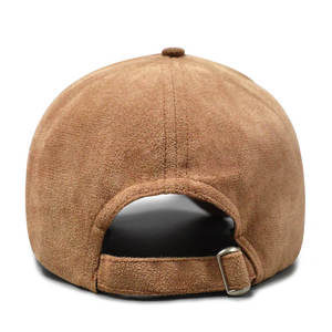 Wholesale Vintage Solid Color Suede <b>Baseball</b> Cap Dad Embroidered Sporty <b>Hat</b> for Men <b>Women</b> - Product Image 6