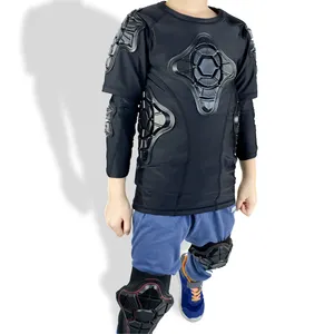 Детский мотоциклетный защитный костюм, нагрудная защита для позвоночника, защита для спины и плеч, для мотокроссов, гонок, катания на лыжах, коньков, тела, кроссового велосипеда