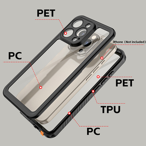 GSCASE FS Coque de téléphone étanche aux chocs IP68 Couverture complète pour iPhone 16 Pro Max 360 Protect - Product Image 3