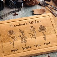 Planche à découper en bambou personnalisée gravée au laser, planche de cuisine en bois pour cadeau de mariage, de fête ou d'entreprise