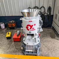 Machine à granulés à matrice plate haute productivité 55KW 220V/380V pour sciure de bois, coques de riz, biomasse, paille