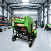 Presse à balles carrées hydraulique haute densité pour fourrage, avec pompe automatique et moteur électrique, pour usage agricole, facile à utiliser