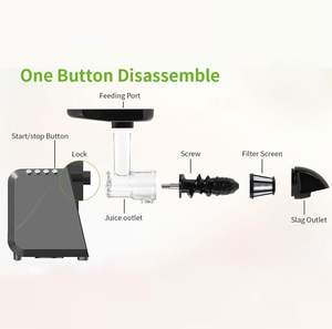 Hot Sale Slow <b>Juicer</b> Cold Press Smoothie <b>Citrus</b> Blander Fruit <b>Juicer</b> Extractors Machine 200W Slow <b>Juicer</b> With BPA Free - Product Image 5