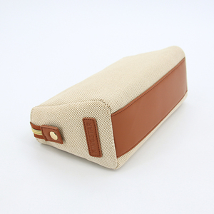 Sac <span class=keywords><strong>de</strong></span> maquillage en lin personnalisé, grande capacité, imperméable, sac <span class=keywords><strong>de</strong></span> rangement portable pour articles <span class=keywords><strong>de</strong></span> <span class=keywords><strong>toilette</strong></span> - Product Image 2
