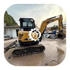 Mini-excavatrice sur chenilles hydraulique SANY SY35U de 3 tonnes avec moteur et pompe d'origine pour la construction, l'aménagement paysager, le creusement de fossés et les travaux publics - Product Image 1