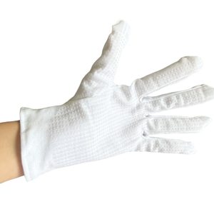 Guante de algodón de fábrica profesional Guantes de alta calidad Manos para desfile Trabajo Servicio de inspección Rendimiento con antideslizante - Product Image 6