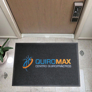 Tapis spaghetti personnalisé en PVC <span class=keywords><strong>paillasson</strong></span> extérieur moderne avec support ferme imprimé de logo lavable rembourré pour l'<span class=keywords><strong>entrée</strong></span> des hôtels - Product Image 1