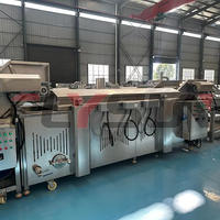 Línea de Producción Comercial Pequeña Semiautomática de Papas Fritas Congeladas y Chips de Patata, Operación Flexible, Adecuada para Plantas de Snacks