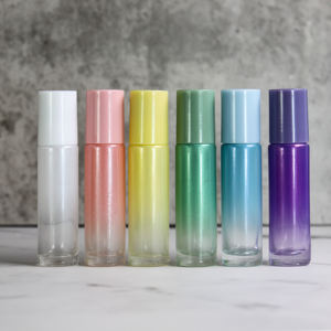 Rollo de brillo de labios, botella de vidrio con rodillo de bola de rodillo, botella de tinte de labios, contenedor de Perfume, 10ml - Product Image 2