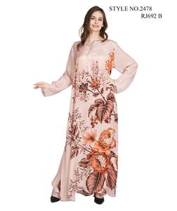 Femmes en gros longues tuniques élégant Floral Style Vintage mode grandes réductions pour l'été tenue décontractée et tenues de travail - Product Image 5