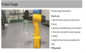 Pulverizador YUYEDA con 2 Baterías, Fácil <span class=keywords><strong>de</strong></span> Operar, para Control <span class=keywords><strong>de</strong></span> Plagas <span class=keywords><strong>de</strong></span> Termitas y <span class=keywords><strong>Cucarachas</strong></span>, Desinfección en Exteriores y Garajes - Product Image 6