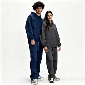Custom Men's Unisex Autumn Embroidered Painted Stand Collar Sports Wear Hoodies Tracksuit Print Logo Regular Fit Sweatshirt - Product Image 3