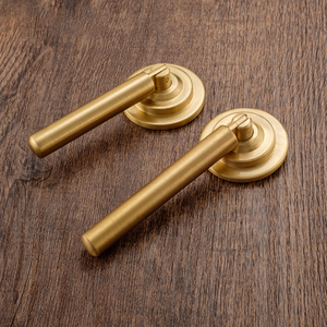 Gagang Pintu Kabinet Gaya Eropa Kuningan Antik untuk Rak Buku - Product Image 1