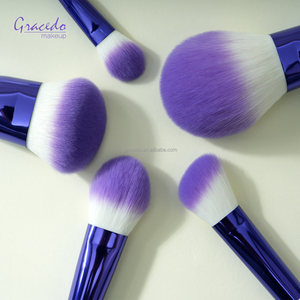 Juego de 12 <span class=keywords><strong>Brochas</strong></span> de Maquillaje Veganas de Colores Populares, Pelo Sintético Suave, Mango de Plástico, <span class=keywords><strong>Brochas</strong></span> para Rostro, Corrector y Afeitado - Product Image 2