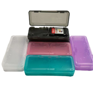 Boîte de Protection transparente de stockage de cartouche de jeu Portable couleur 4in1 pour Nintendo <span class=keywords><strong>OLED</strong></span> <span class=keywords><strong>Switch</strong></span> NS Lite organisateur de carte de jeu - Product Image 1