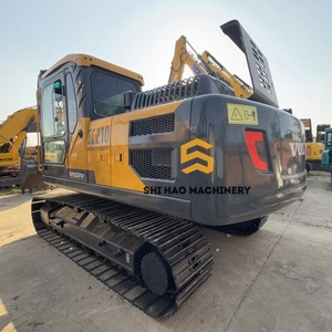 เครื่องจักรก่อสร้างมือสอง รถขุดวอลโว่ EC210 ขนาด 21 ตัน รถขุดตีนตะขาบมือสองสำหรับขาย - Product Image 1