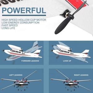 Bonnes performances de <span class=keywords><strong>vol</strong></span>, utilisation facile, planeur télécommandé 2.4GHz, <span class=keywords><strong>avion</strong></span> RC en mousse EPP pour enfants et débutants - Product Image 6