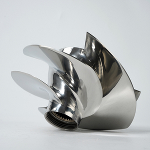 Impulsor de Bomba para Moto Acuática de 159 mm de Diámetro, 4 Aspas, Acero Inoxidable Pulido, Impulsor de Motor PWC para Seadoo <span class=keywords><strong>GTX</strong></span> 215, Paso 14/19 - Product Image 5