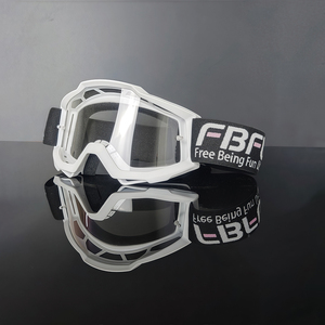 Lunettes de <span class=keywords><strong>moto</strong></span> FBFU pour motocross, VTT, <span class=keywords><strong>moto</strong></span> tout-terrain, pour hommes et femmes, anti-buée, protection UV, verres sphériques remplaçables, sports cyclistes - Product Image 5