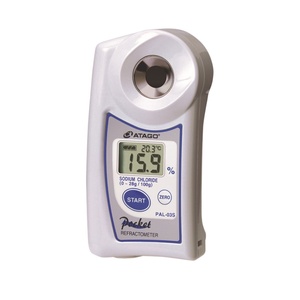 Refractómetro digital de alta precisión Veidt Weighing para salinidad (NaCl) y isopropilohidrato, modelo AGATO PAL-03S - Product Image 1