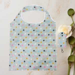 Bolsa de Compras Plegable de Gran Capacidad, Ecológica, de Poliéster con Estampado de Letras, Creativa y Portátil - Product Image 6