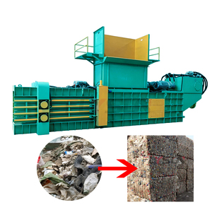 Horizontal Waste Plastic Baling Machine Cardboard Press Baler Machine Waste Pressing Machine for Sale - Product Image 1
