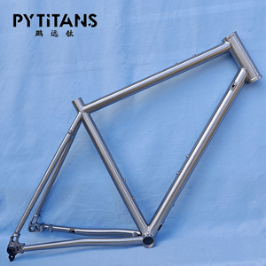Telaio per <span class=keywords><strong>Bicicletta</strong></span> Gravel PYTITANS Personalizzato con Freni a Disco, Telaio Completo in Lega di Titanio GR9 - Product Image 5