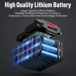 Nettoyeur haute pression portable 30 bars, pistolet à <span class=keywords><strong>eau</strong></span>, batterie au lithium domestique, recharge sans fil, pulvérisateur, <span class=keywords><strong>pompe</strong></span>, machine à laver - Product Image 3