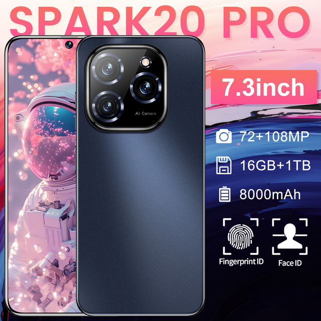 Original High Qultiy Android 14 4g 5g Tecno Spark 20 Pro Unlocked Smartphone