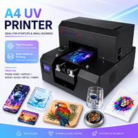 Imprimante UV DTF A4 pour l'impression multi-matériaux sur coques de téléphone, vêtements, aimants de réfrigérateur en acrylique, bois, verre, métal