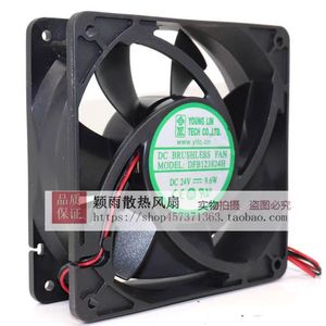 ยังลิน DFB123824H 120 มม. 24V 9.6W พัดลมระบายความร้อนแบบไร้แปรงถ่าน DC - Product Image 1