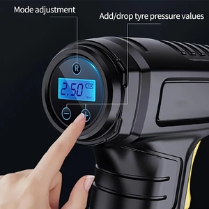 Bomba de aire portátil con pantalla Digital de 12V CC para neumáticos de coche, Inflador de neumáticos de coche, compresor de aire, bomba de aire de neumático de 150psi - Product Image 2
