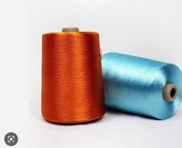 100% Viscose rayonne soie fil torsadé couleur teint pour le tissage pour tricoter broderie tricot couture à la main