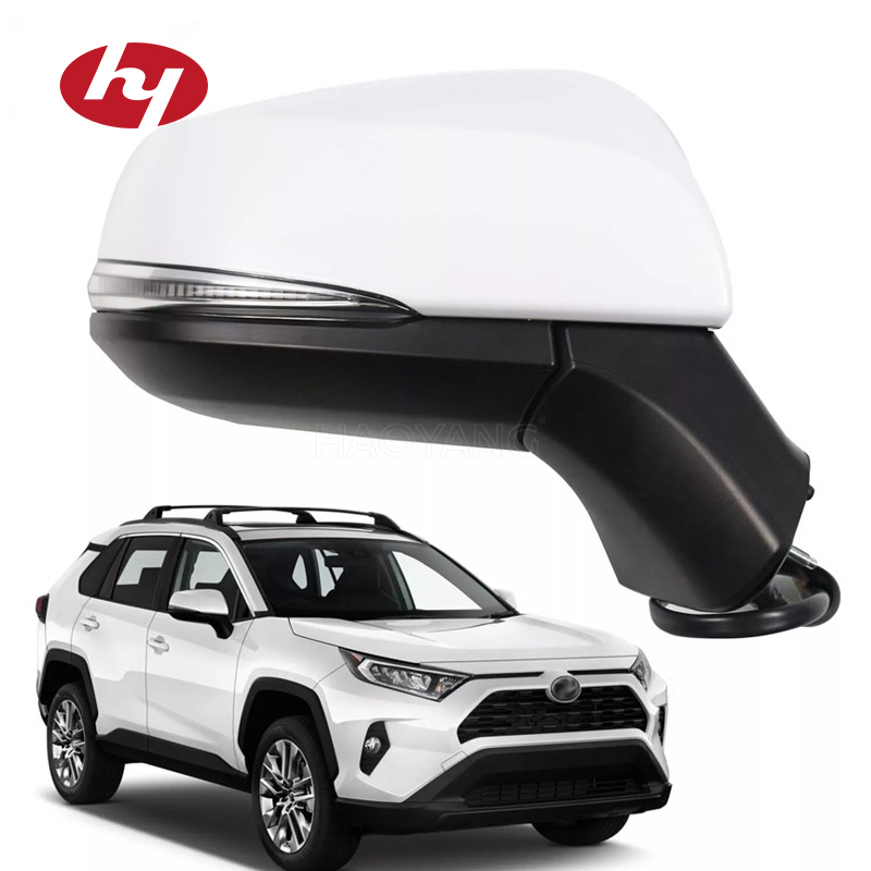 Vleugel Spiegelglas Voor Toyota Voor Hilux Voor Highlander Voor Rav4 Iv 2012-2022 Voor Fortuner Verwarmde Bolle Spiegel Glas Dodehoekspiegel Verwarmde Spiegel Glas (Kleur : A pair