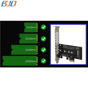 PCI Express PCIe 3.0 1X PCI-E X1至NGFF <span class=keywords><strong>M</strong></span>.<span class=keywords><strong>2</strong></span> <span class=keywords><strong>M</strong></span>-Key 2280 M2 NVME固态硬盘适配器转换器卡有库存 - Product Image 3