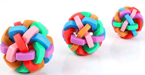 Bell Ring TPR Eco-Friendly Simple <b>Dog</b> Toy <b>Ball</b> Durable Rubber <b>Dog</b> Chew Toy for Aggressive Chewers Outdoor & Indoor Use - Product Image 5