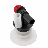 Robinet de distribution pour sac de vin de qualité alimentaire, valve BIB à ouverture par torsion avec capuchon de protection et connecteur de tuyau