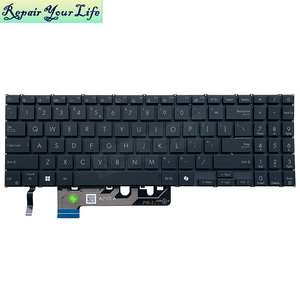 ยี่ห้อใหม่ US RGB แบ็คไลท์แป้นพิมพ์แล็ปท็อปสำหรับ ASUS Vivobook S16 M5606 S15 S5507 <span class=keywords><strong>S5506</strong></span> 0KNB0-681VUS00 0KNB0-581WUS00 AI แป้นพิมพ์ - Product Image 3